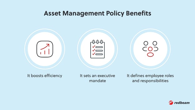 Asset management policy benefits