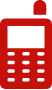 mobile phone red icon